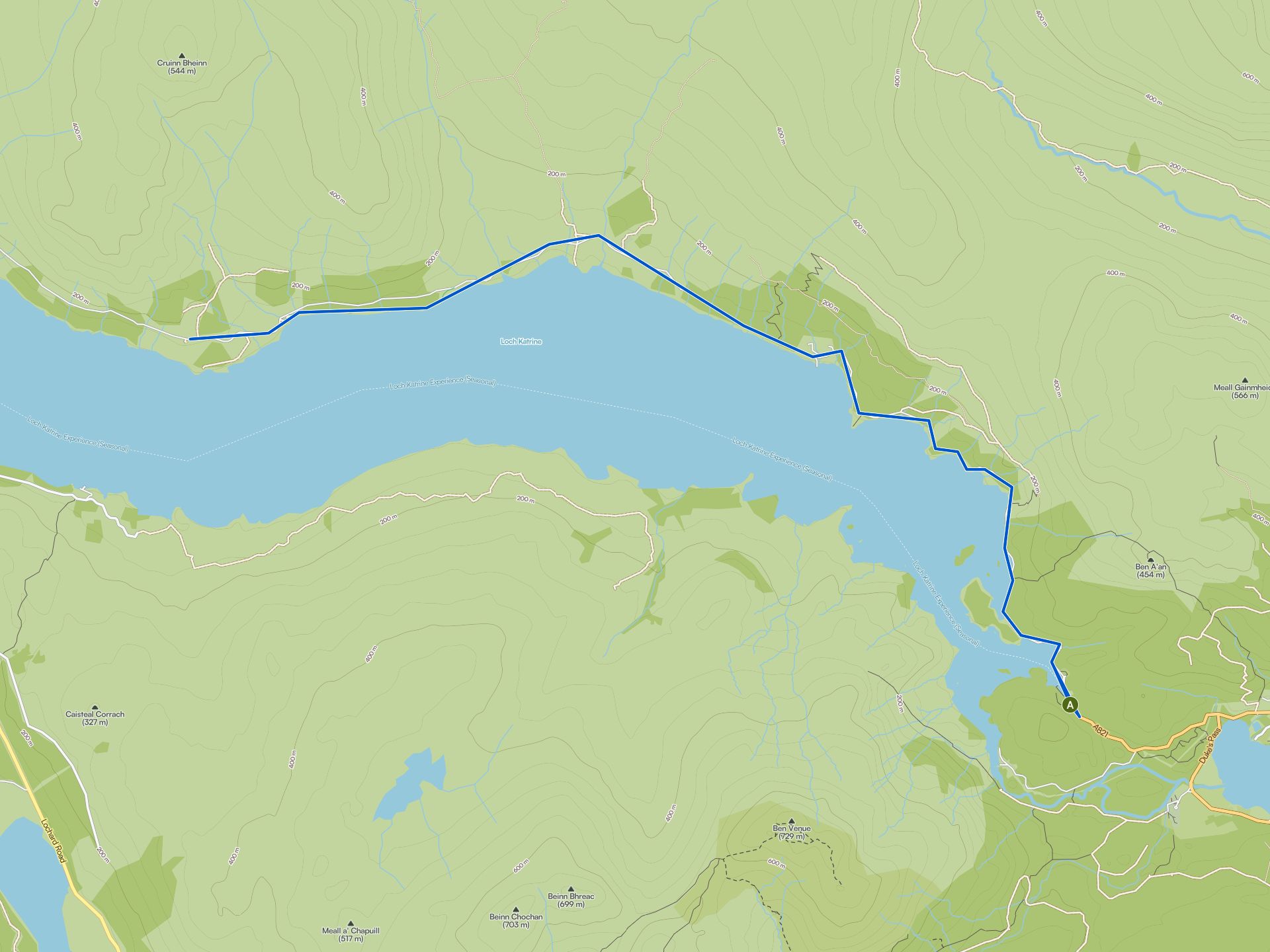 The best cycling routes around Loch Katrine | Komoot